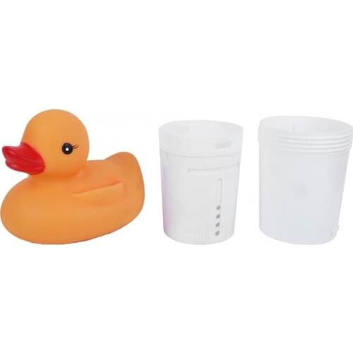 Cute Duck-Shape Chemical Dispenser Floating Swimming Pool Chlorine Dispensers for 3in Tablet Swimming Pool Floating Dispenser