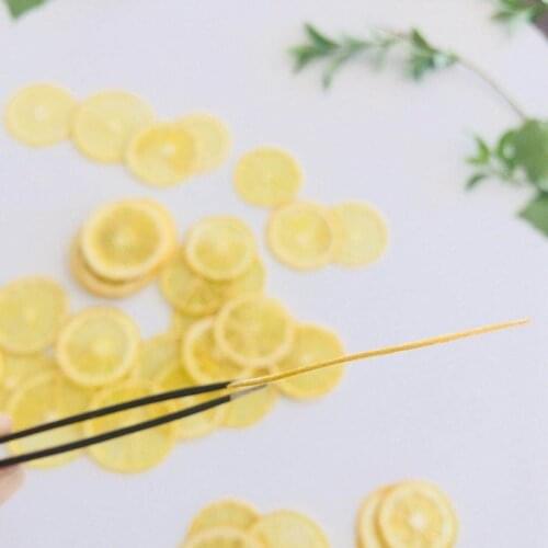 5pcs Pressed Dried Green Lemon Slices Fruit Plant Herbarium For Jewelry Postcard Invitation Card Phone Case Bookmark Making DIY
