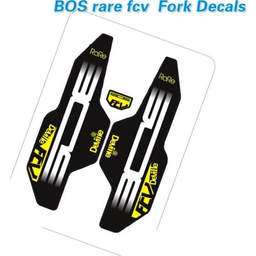 BOS Deville rare fcv mountain bike front fork stickers bike stickers front fork protection decals