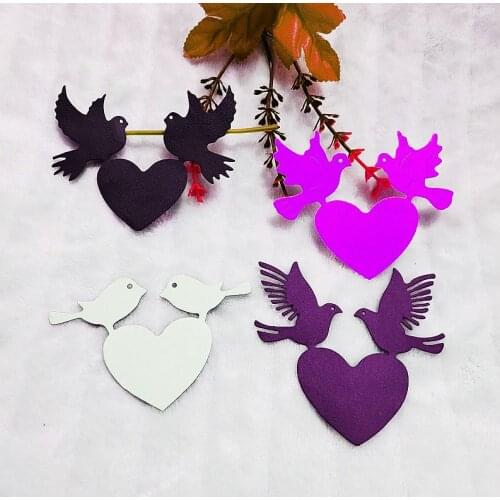 Hearts and all kinds of Birds Metal Cutting Dies for DIY Scrapbooking Album Paper Cards Decorative Crafts Embossing Die Cuts