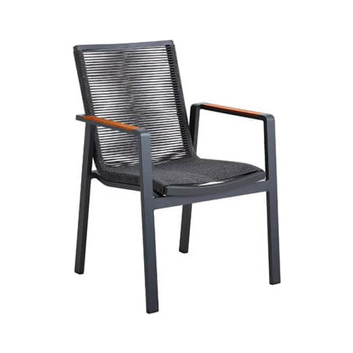 Outdoor dining sets chair with rope outdoor patio dining sets