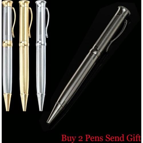 High Quality Full Metal Writing Ballpoint Pen Office Executive Business Men Writing Signature Pen Buy 2 Pens Send Gift