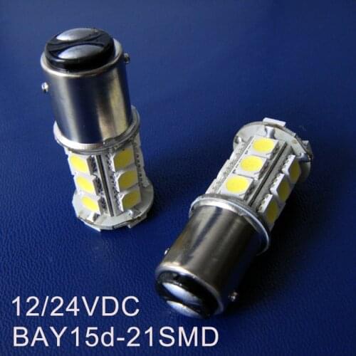 High quality 12/24VDC BAY15d BAZ15d PY21/5W P21/5W 1157 Truck,Goods Van Car Led Brake lights,Stoplight free shipping 50pcs/lot