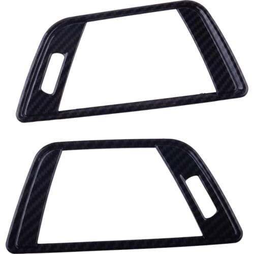 2Pcs/Set Carbon Fiber Style Car Side Air Vent Outlet Cover Trim Fit For BMW 3 F30 F31 F34 F35 4 F32 F33 F36