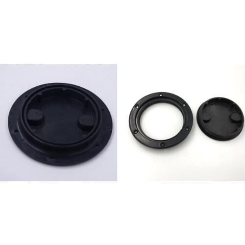 3 Pcs. 4 '' Universal Boat Hatch Cover Inspection Cover Cover Plate, Black