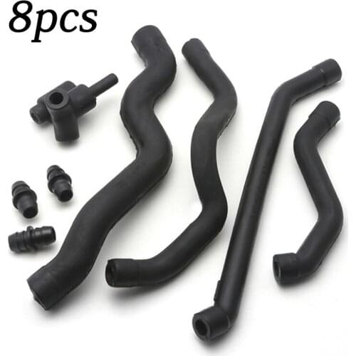 8pcs Car Crankcase Ventalation for Mercedes-Benz C240 C280 C32 C320 C43 Air Intake Breather Hose Kit Hight Quality Auto Parts