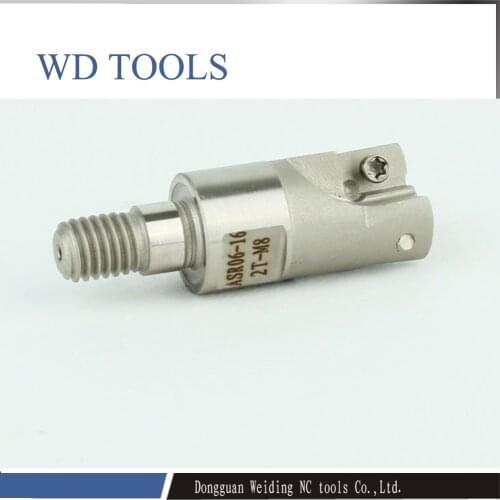 ASR06 milling head M6 M8 M10 M12 M16 Right Angle Cutting Shoulder Milling Cutter Face Locked End Mill Head