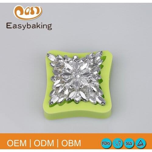 Delicate Restoring ancient ways square shape fondant silicone molds for cake decorating tools kitchenware