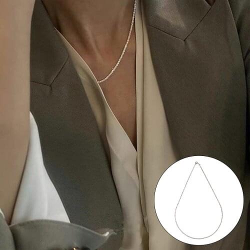 Natural Minimalist Strong Clavicle Necklace for Lady Women Retro Wedding