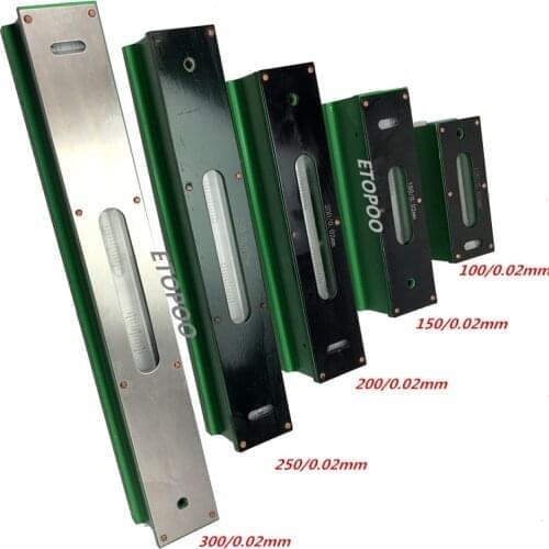 High Quality 0.02mm 100mm/150mm/200mm/250mm/300mm Mechanical Bar Level Instrument Measuring Tool bar level meter