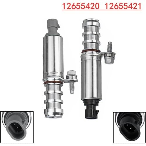 1Set Intake & Exhaust Oil Control Timing Valve Solenoid VVT OEM# 12655420 & 12655421 For Chevrolet- Captiva Equinox GMC- Terrain