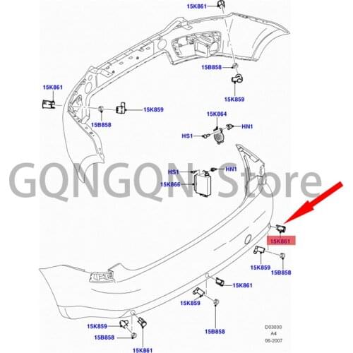 CAR reversing radar clip bracket For dMo nd eoF oc usM etr ost ar Main driving sun visor clip Sun visor buckle bracket