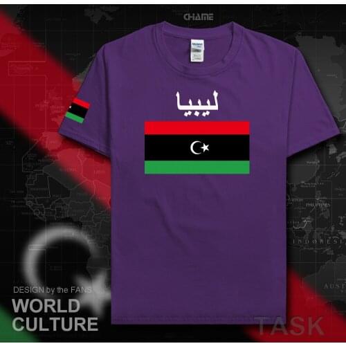 Libya men t shirt 2019 jerseys nation tops tshirt 100% cotton t-shirt clothing tee country flag clothing LBY Libyan Arabic Islam