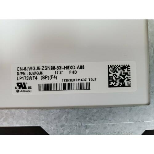 LP173WF4(SP)(F4) brand-new unused LP173WF4-SPF4 17.3" IPS LED LCD Display New Matte FHD brand new Screen eDP 30 Pin