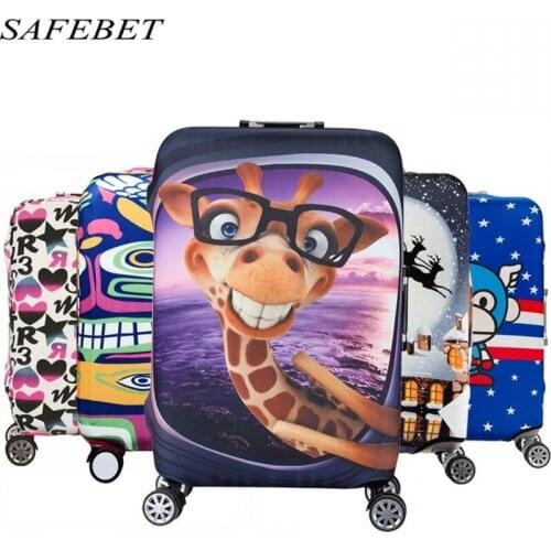 SAFEBET Brand Elastic Fashion Luggage Protective Cover For 19-32 inch Trolley Suitcase Travel Luggage Dust cover Travel Cover