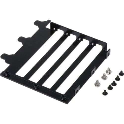 Metal Graphics VGA Card Holder Aluminum Graphics Card Side Converted Bracket Computer Cooler Cooling Radiator Support