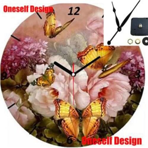 Diy Diamond Painting Full Square flower Clock Diamond embroidery Full Set flower Clock 5D diamond mosaic Sale HomeWall Sticker