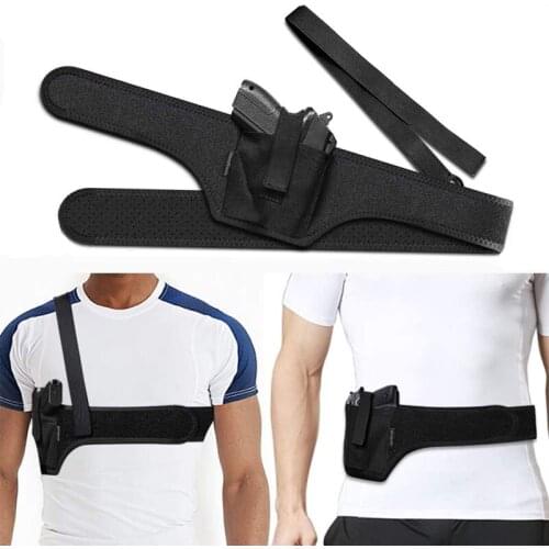 Tactical Gun Shoulder Holster Universal Military Pistols Outdoor Hunting Shooting Hidden Armpit Holster Glock Chest Holster