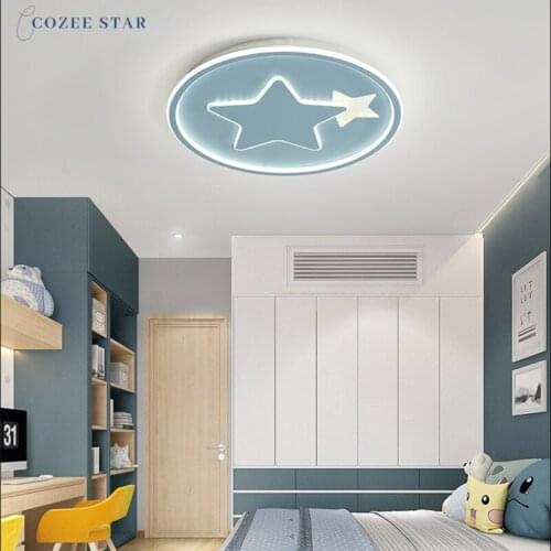 Nordic LED Chandeliers Lighting Modern Acrylic Metal Colorful Star Indoor Lamp for Kitchen Bedroom Living Room Ceiling Lights