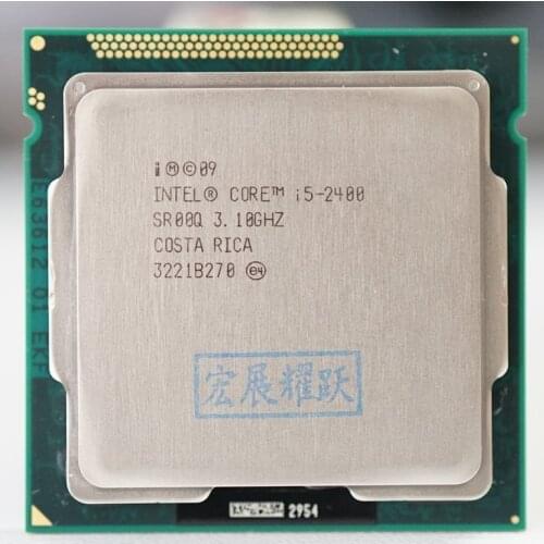 Intel Core i5-2400 i5 2400 Processor (6M Cache, 3.1 GHz) LGA1155 PC Computer Desktop CPU Quad-Core CPU 100% work