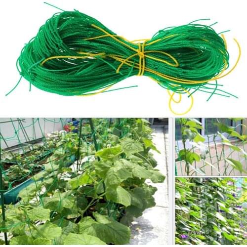 Garden Green Nylon Trellis Netting Mesh Support Climbing Bean Plant Nets Grow Fence Climbing Net Thickened Line