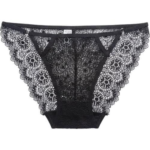 8Pcs/lot Sexy Lace Panties Women Fashion Hollow Out Lingerie Tempting Briefs Womens Underpant Low Waist Intimates Underwear