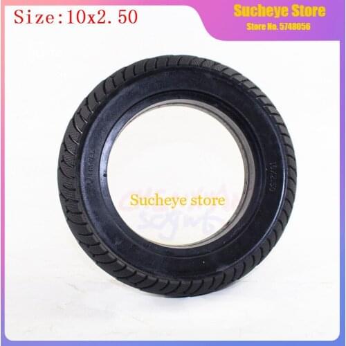 10 Inch Electric Skateboard Tire Solid Tyre 10x2.5 for Electric Scooter Skate Board 10x2.25 10x2.50 Non-inflatable Tyre