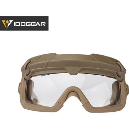IDOGEAR Tactical Goggles Anti-Fog Dust OC Style Helmet Airsoft Paintball Outdoor Sports Hunting Eyewear 6904