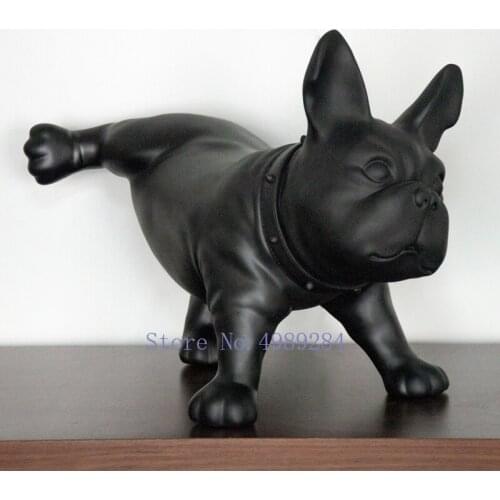 French Bulldog Decoration Simulated dog sculpture Home living room decoration furnishings accessories living room creative gift