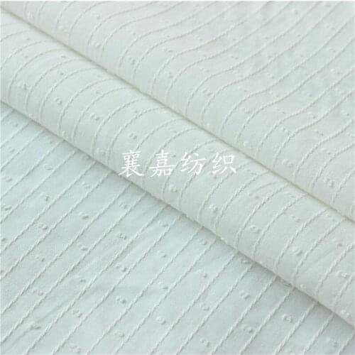 Jacquard Cotton Cut Womens Clothing Fabric
