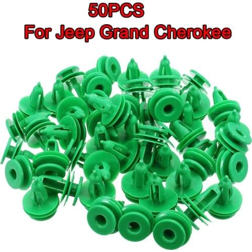 10/20/4050Pcs Car Door Panel Trim Fasteners Plastic Green Clips for Chrysler WJ For Jeep Grand Cherokee
