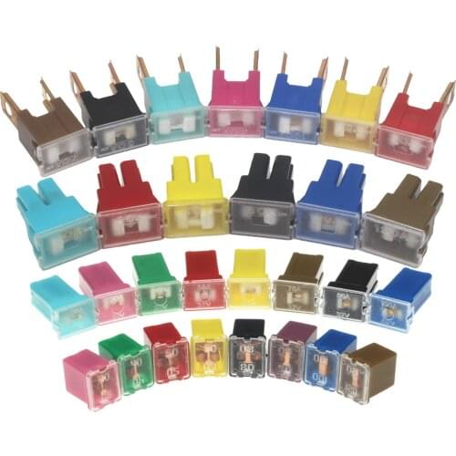 2PCS Automotive Car truck van square Fuse long feet male Fuse 20A 30A 40A 50A 60A 70A 80A 90A 100A 120A