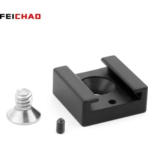 Hot Shoe Adapter 1/4 Screw For DSLR Camera Cage Rig Microphone Studio Kit Accessory F23697