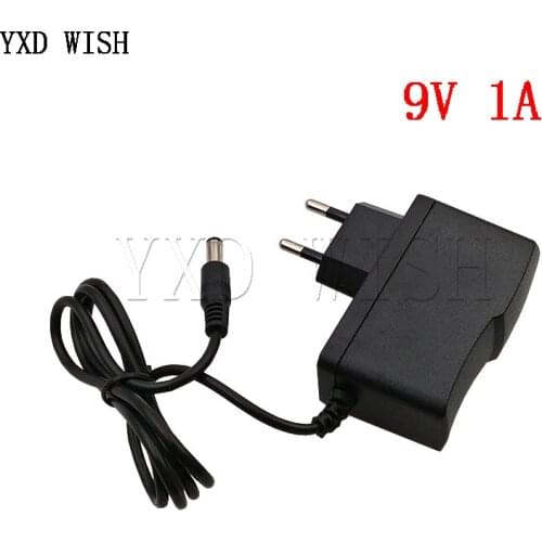 Power Supply DC 9V 1A AC 110V 220V To 9V Power Adapter Supply EU Plug Charger 9 V Volt For LED Strip Light Converter Adapter