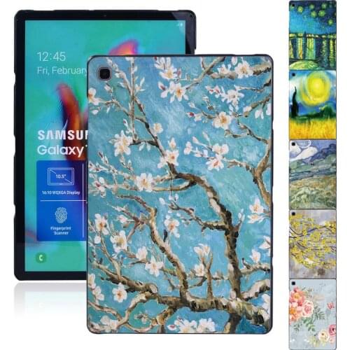 Tablet Case For Samsung Galaxy Tab S6 Lite P610/Tab A 8.0 2019/Tab A7 10.4"/Tab A A6/Tab S5e 7" T510/T580/T590 Paint Back Shell