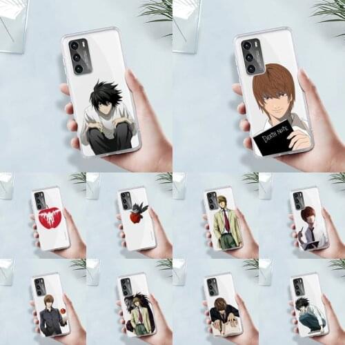 Death Note Ryuk kira Phone Case Transparent For Huawei MATE P 40 30 20 10 pro plus lite X 5G Soft TPU Clear Mobile bags