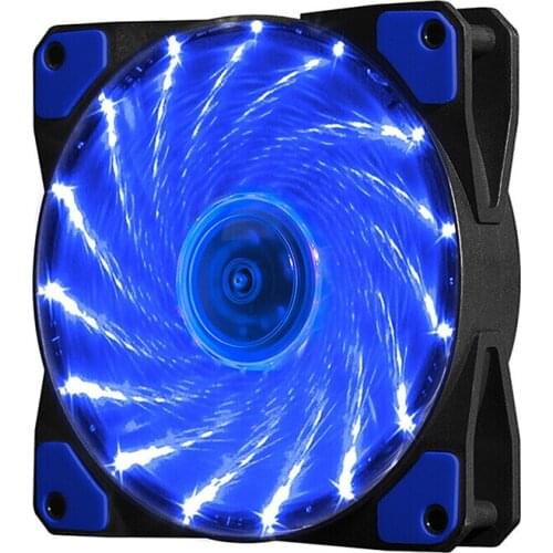 New product 15 lights with LED streamer light cool RGB luminous 12025 desktop computer case fan 12cm silent radiator