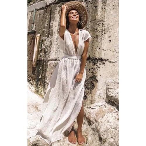 De La Chance White Summer Dresses