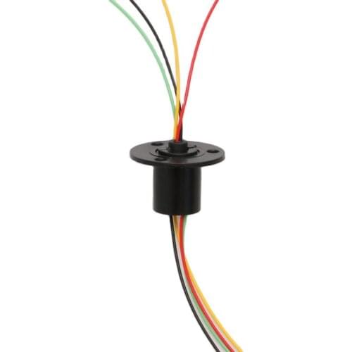 Dia.12.5mm 4CH 2A Slip Ring Rotating Collector Slipring for HUINA 1592 RC Excavator DIY Engineering Car Tank Toy Accessories