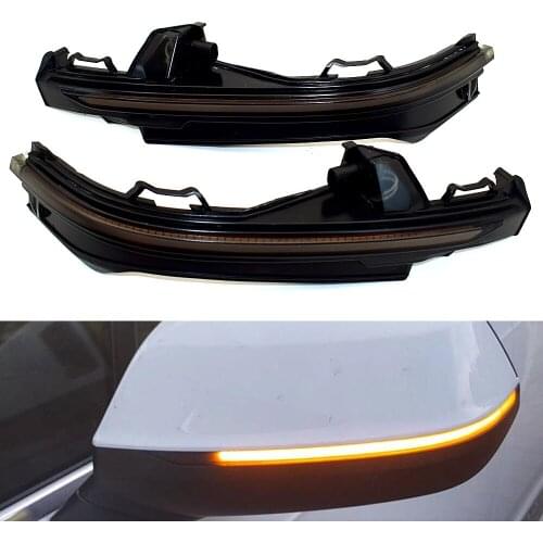 For Audi Q5 FY 2018 2019 Q7 4M 2016 2017 2018 LED Dynamic Turn Signal Blinker Sequential Side Mirror Indicator Light Lamp