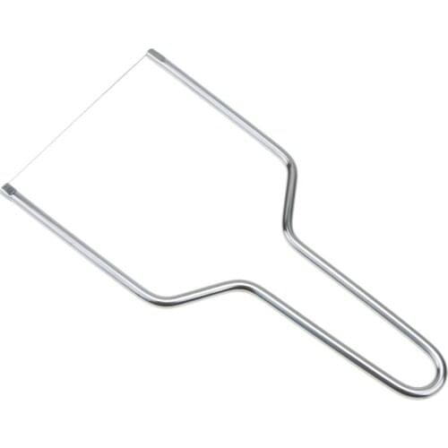 Dropshipping Stainless Steel Cheese Slicer Butter Cheese Cutting Board Wire Cutter DIY Baking Tool