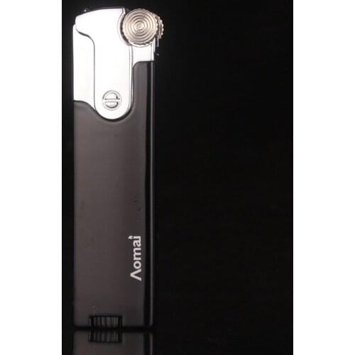 Gas Lighter Creative Modern Minimalist Style Straight Into Windproof Butane Smoking Lighter for Cigar Cigarette Candle Gadgets