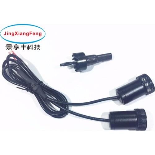 JingXiangFeng Lights Accessories Emblem Ghost Shadow Logo Projector Case For Lada LED Welcome Door Light 3D Laser Lamp Warning