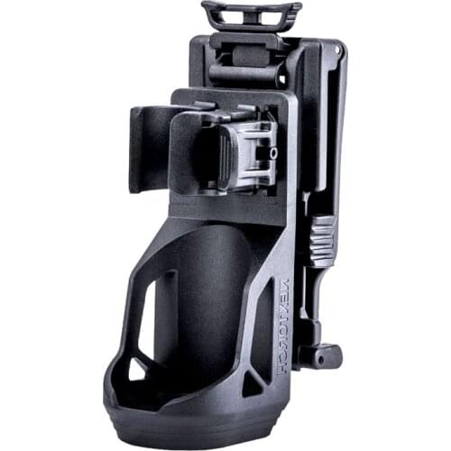 NEXTORCH 360 Degree Tactical Flashlight Holster Angle Rotatable Tactical Duable Flashlight Holder V51 for 1"-1.25" Flashlight