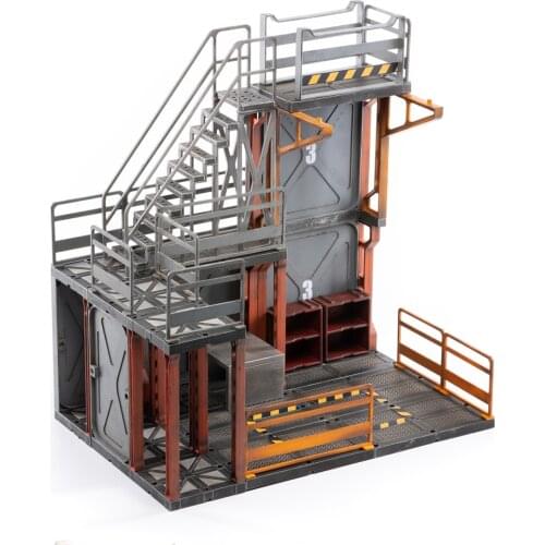 JOYTOY 1/18 Mecha Depot Testing /Meeting Area Model Cool Collection Models Children Boys Gift (No Action Figure And Accessories)