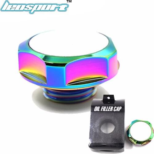 Leosports-For Nismo Aluminum Racing Oil Cap For nismo oil filler cap Neochrome color