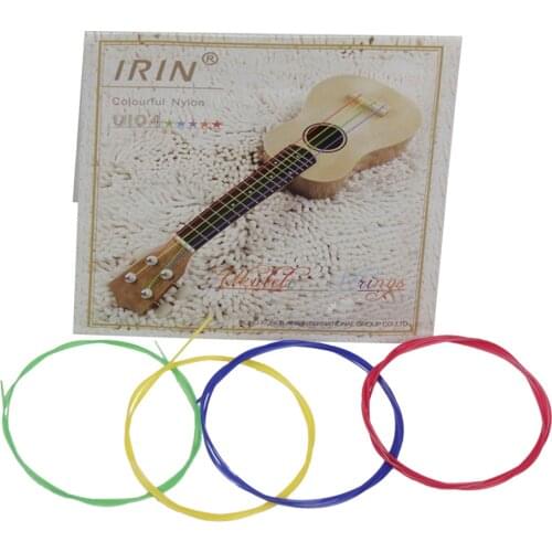 M MBAT 4 Pcs/Set U104 Nylon Ukulele Strings Replacement Stringed Instrument For Ukulele Parts Practical Colorful Guitar String