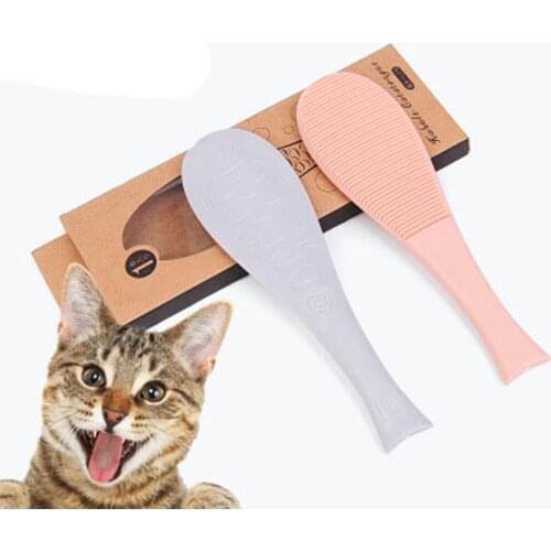 Cute Fish Shape Pet Dog Cat Hair Comb Grooming Combs Brush Kitten Tongue Comb Massage Combs Puppy Simulation Licking Comb