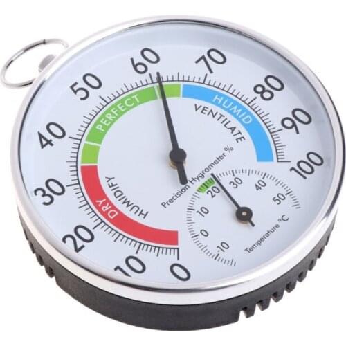 2021 New Temperature and Humidity Analog Indicator Indoor Outdoor Thermometer Hygrometer