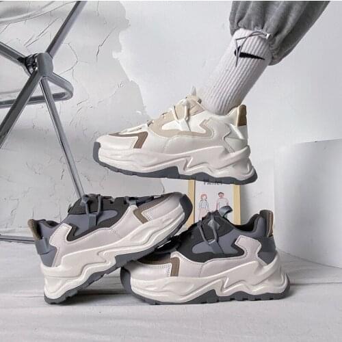 2021 New Womens Autumn Platform Chunky Sneakers Soft Outdoor Sports Shoes Comfort Casual High Sneaker Women Vulcanize Sneakers